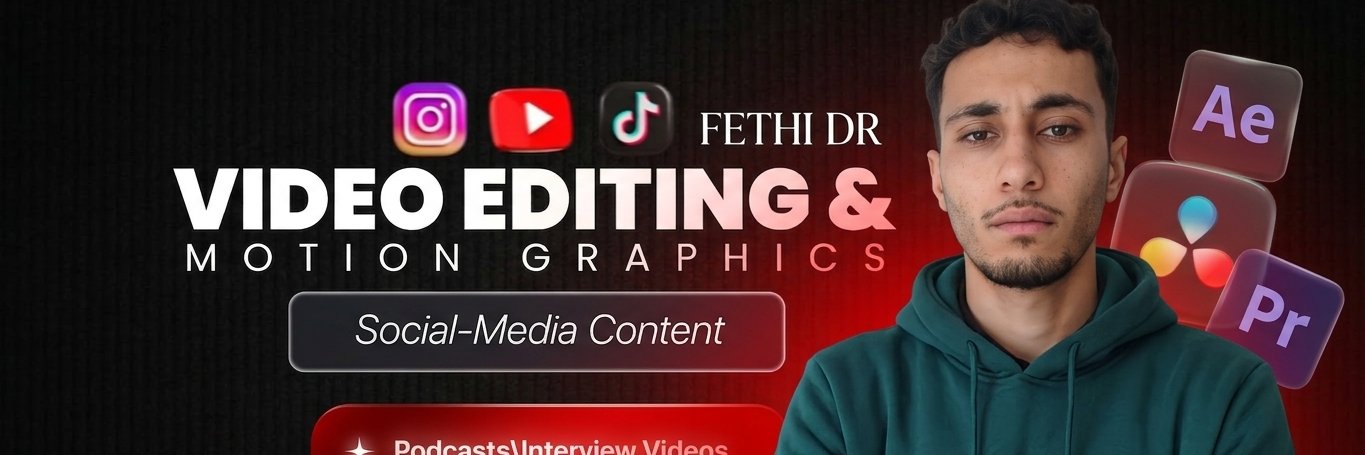 Fethi dr - Video editor banner
