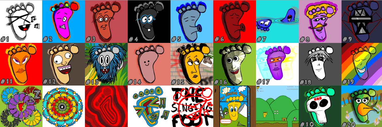 TheSingingFoot banner