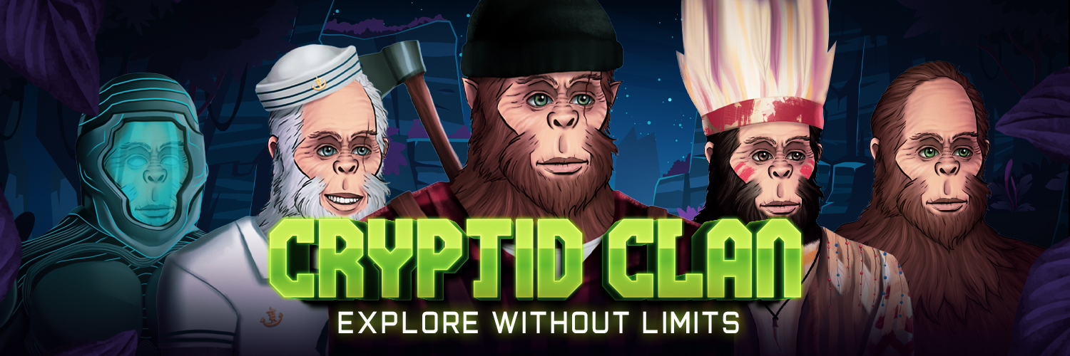 Cryptid Clan (Minting now) banner