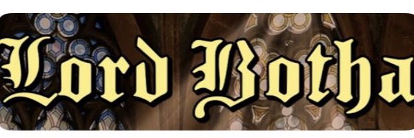 LordBotha Profile Banner