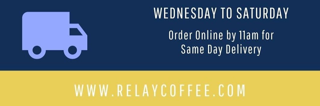 RELAY COFFEE banner