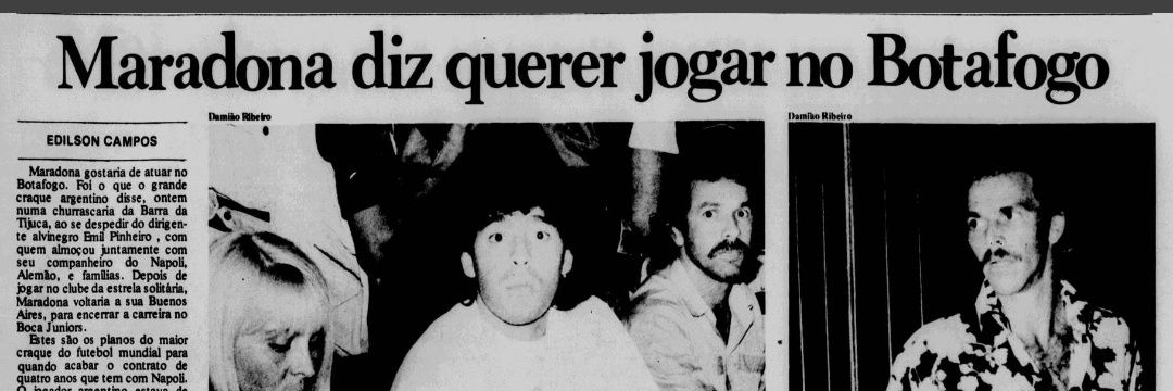 El Maradona Alvinegro banner