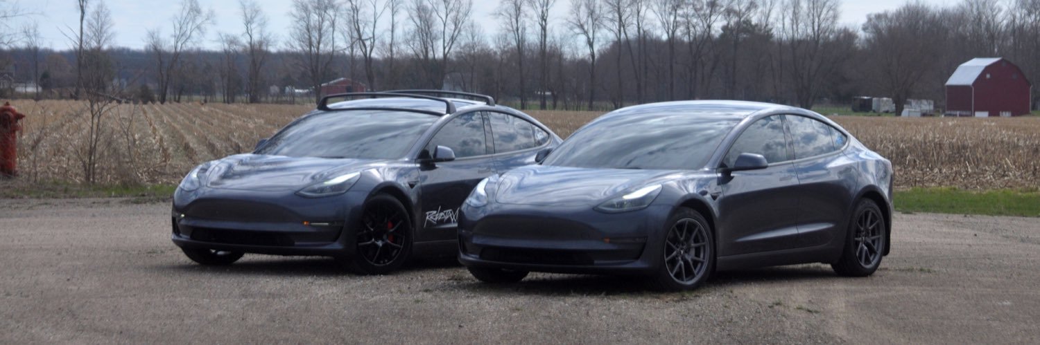 The Michigan Tesla banner