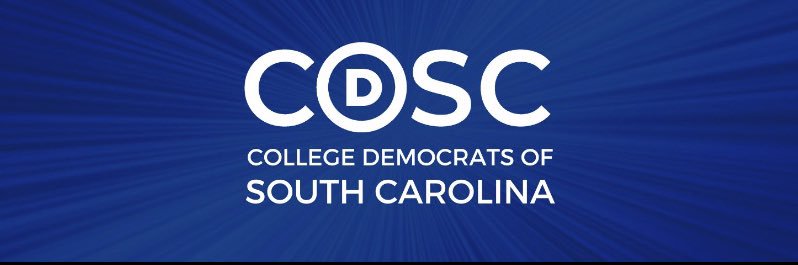 College Democrats of SC banner