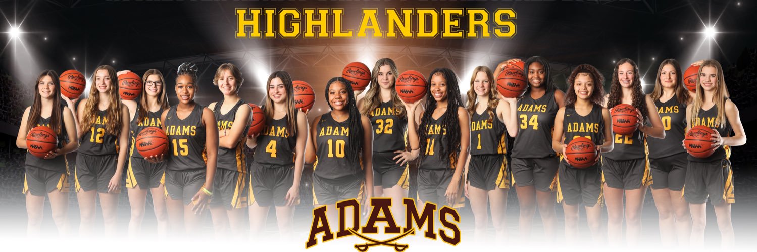 Adams Girls Basketball banner
