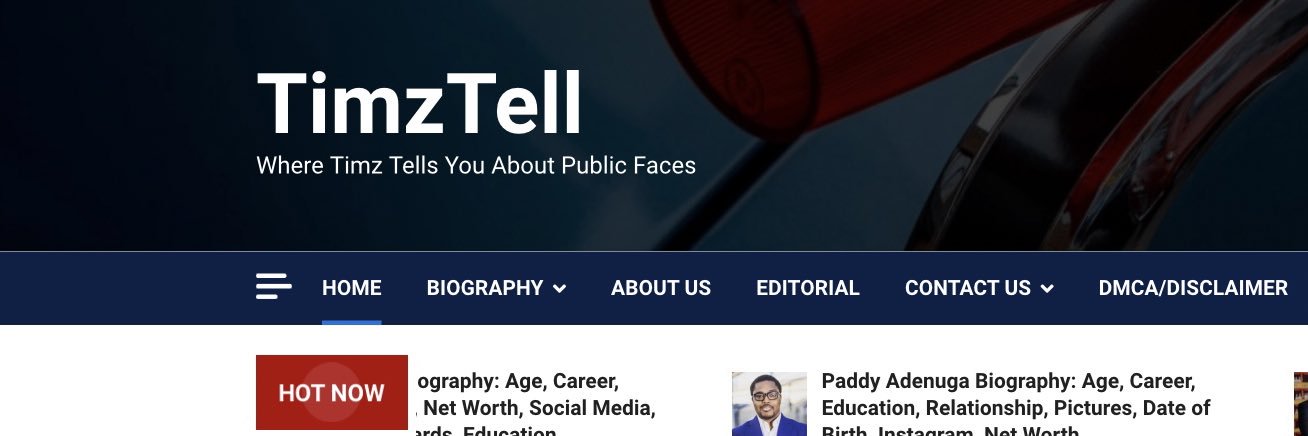 TimzTell banner