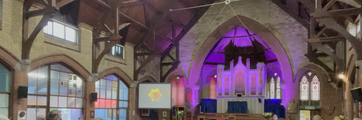 Milton Hall Baptist Church banner