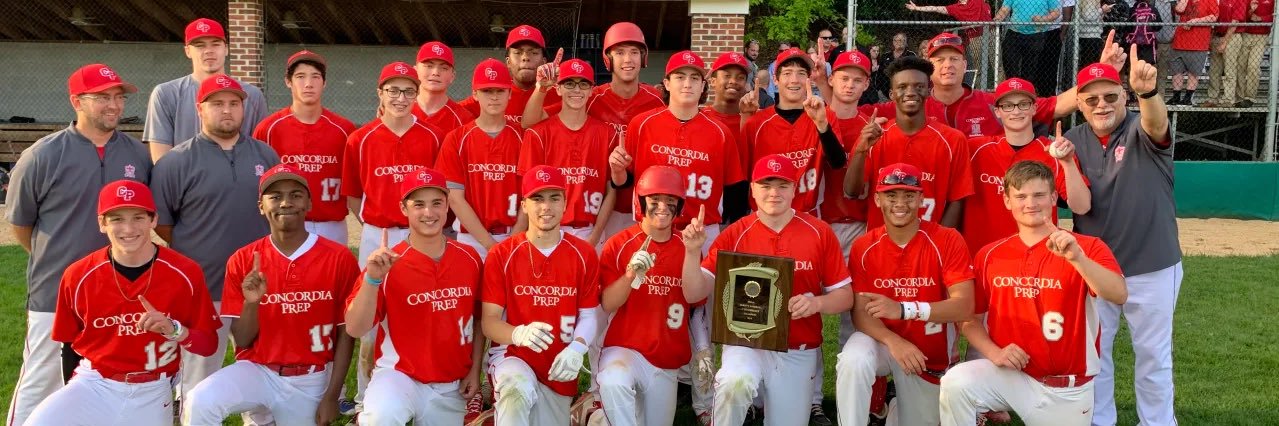 Concordia Prep Baseball banner