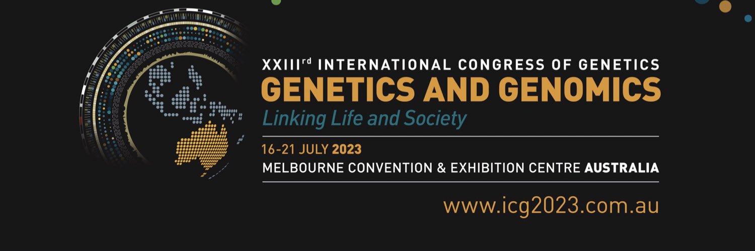 International Congress of Genetics 2023 banner
