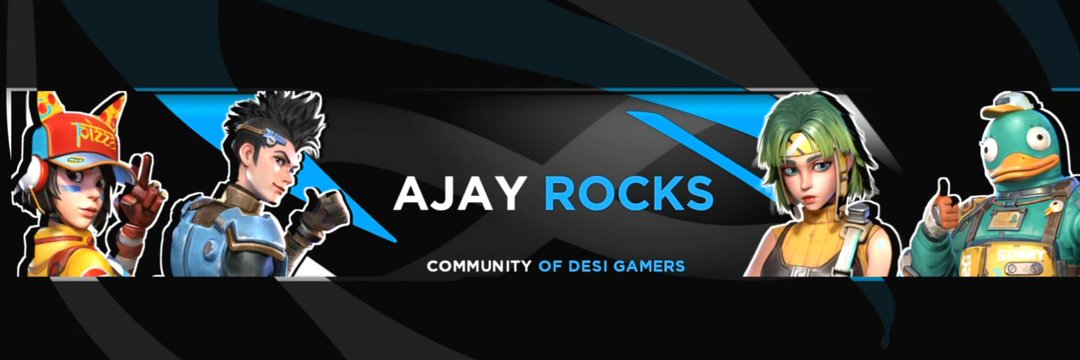 1AjayRocksYT's profile banner image