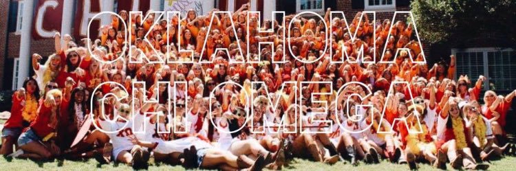 Oklahoma Chi Omega banner
