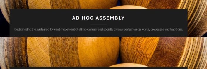 Ad Hoc Assembly banner