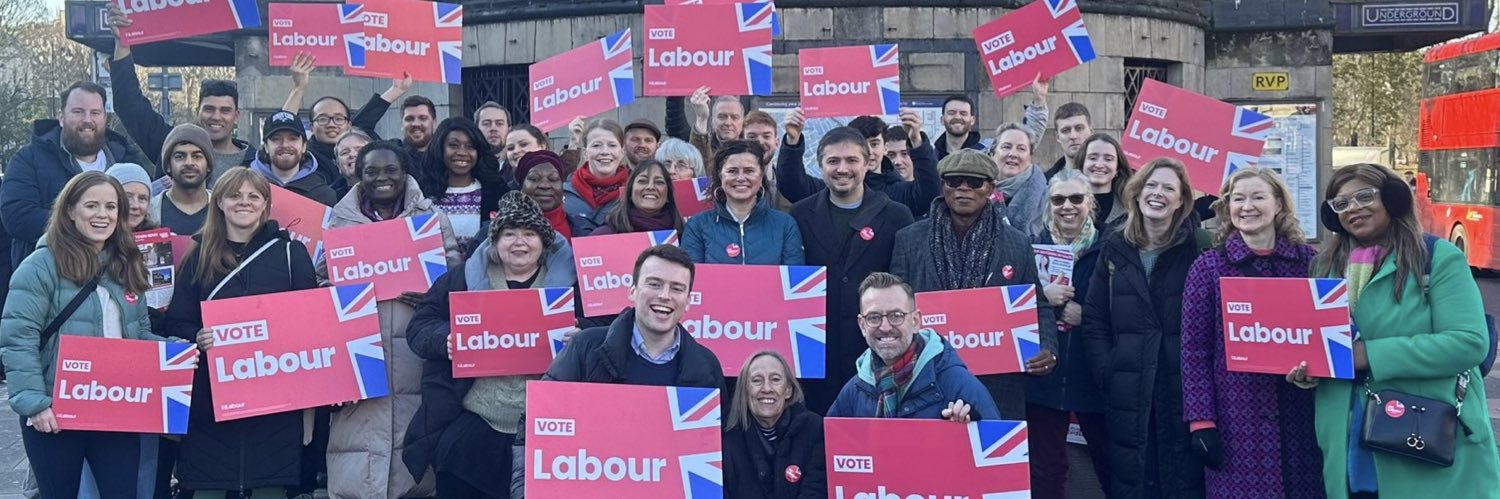 Clapham Town Labour banner
