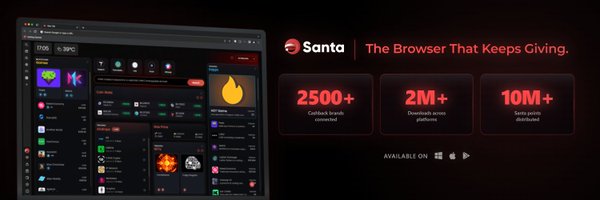 SantaBrowser Profile Banner