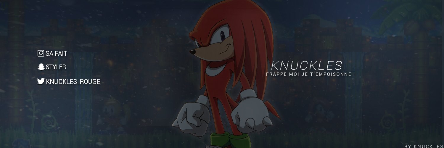 Knuckles❤️ banner