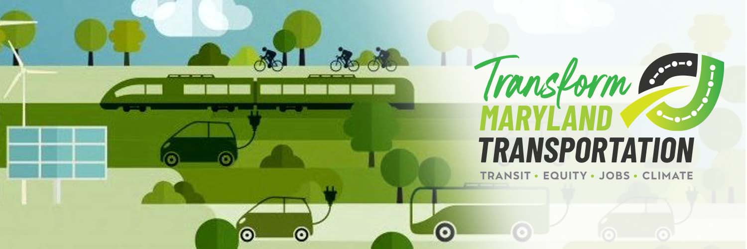 Transform Maryland Transportation Coalition banner