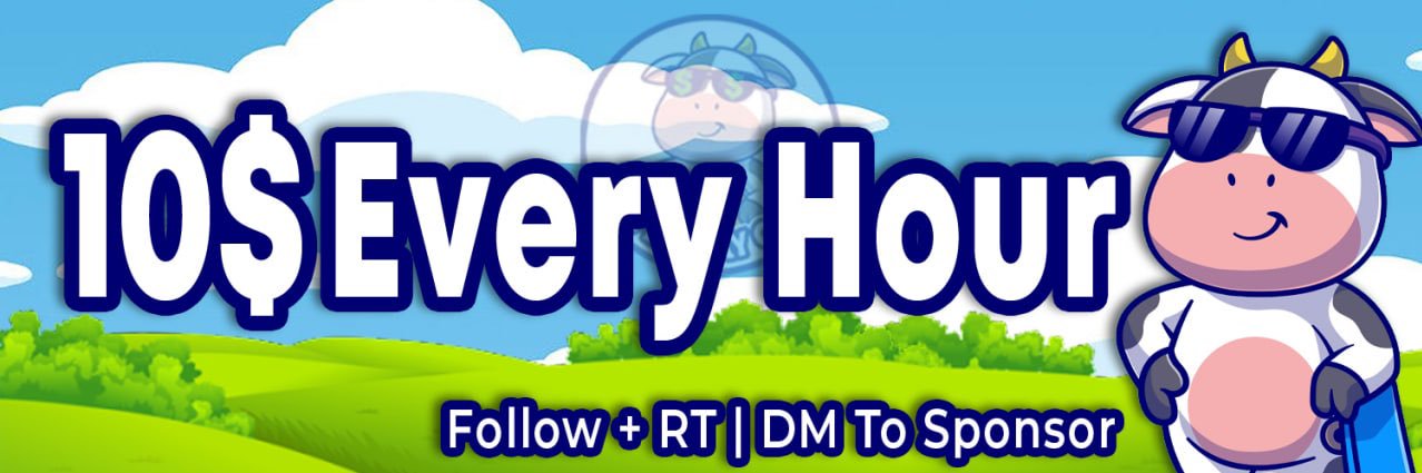10$EveryHour - Giveaway Cow banner