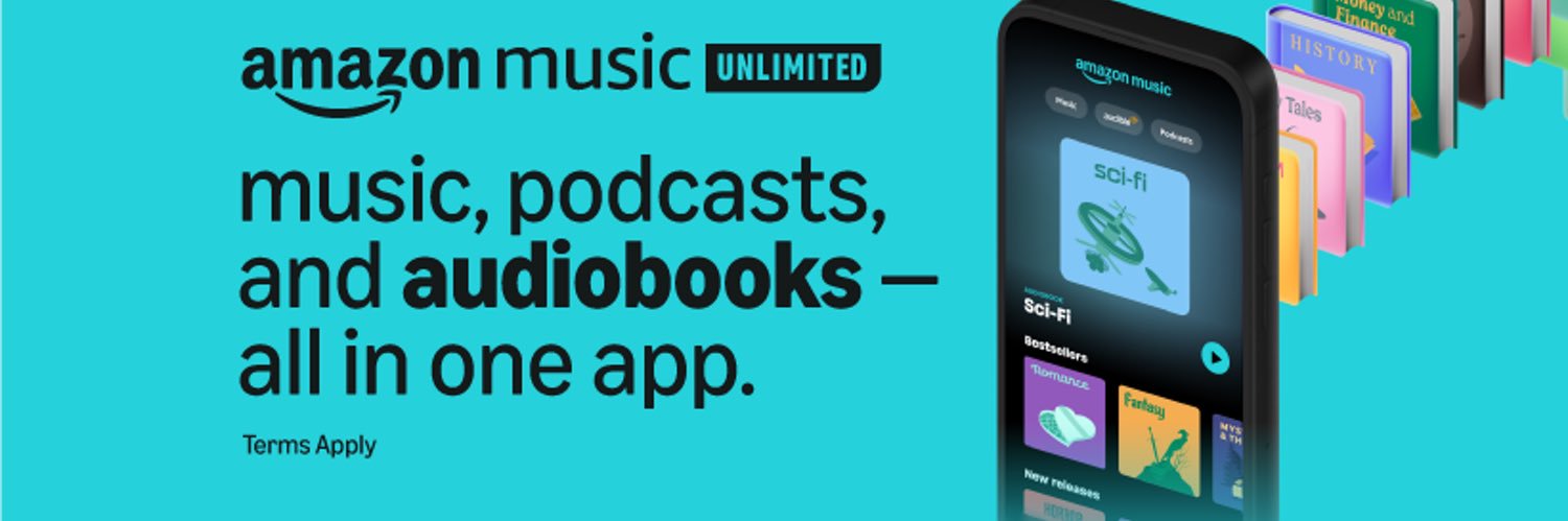Amazon Music's banner