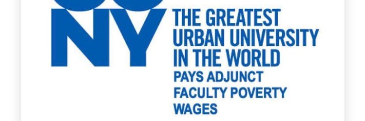 CUNY Runs On Adjuncts banner