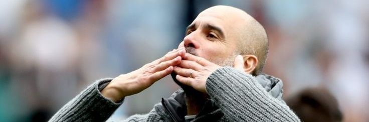 Pep Guardiola banner