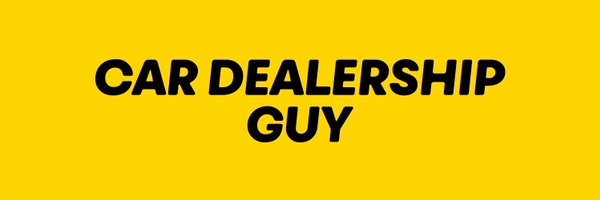 Car Dealership Guy Profile Banner