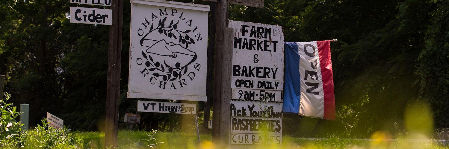 Champlain Orchards banner