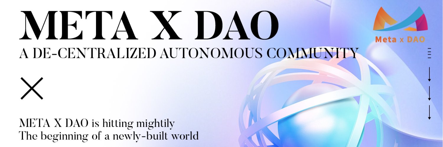 MetaxDao1's profile banner image