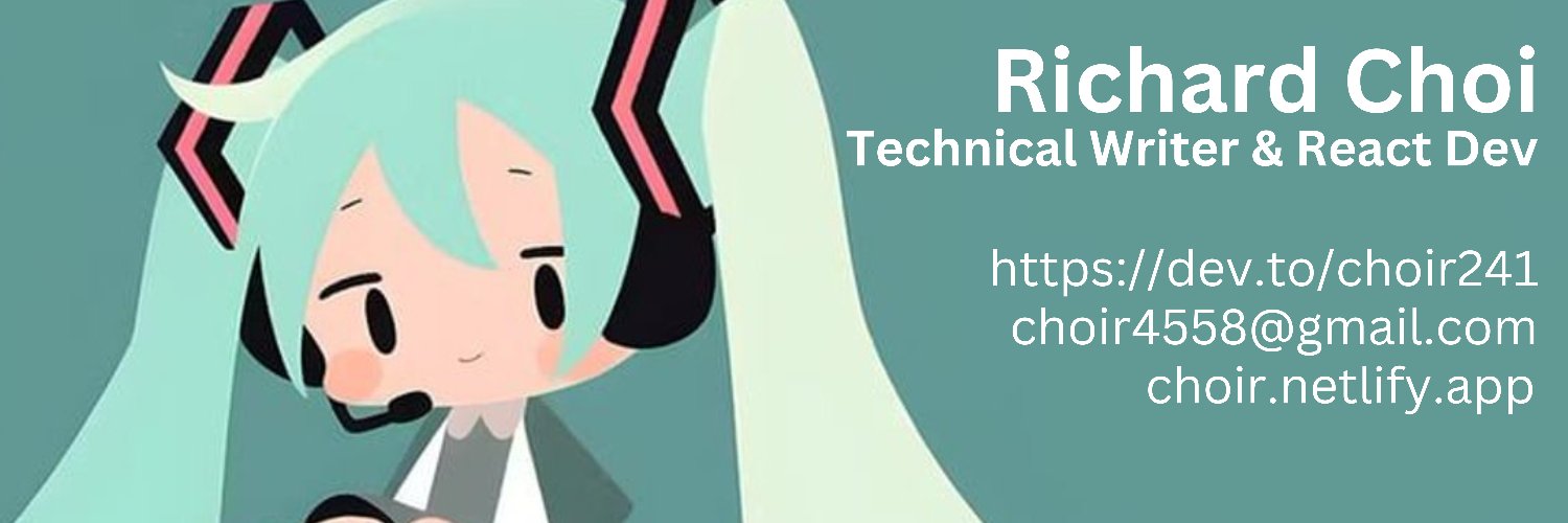 Richard Choi's banner
