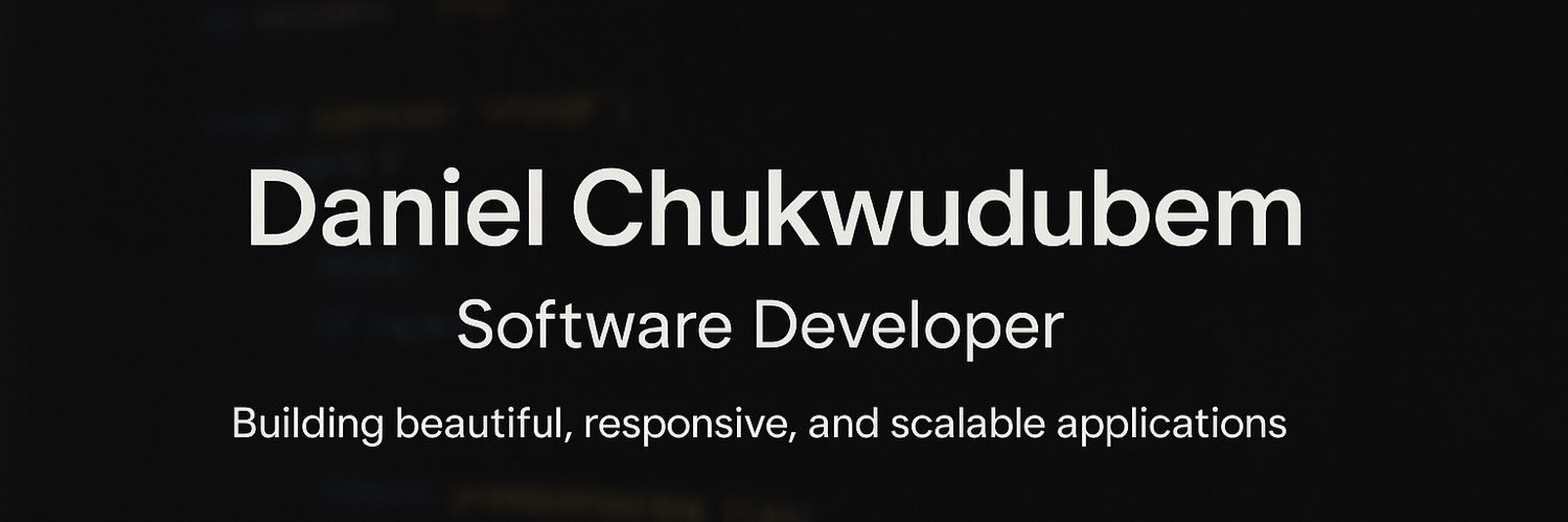 Ezechukwu Daniel Chukwudubem banner