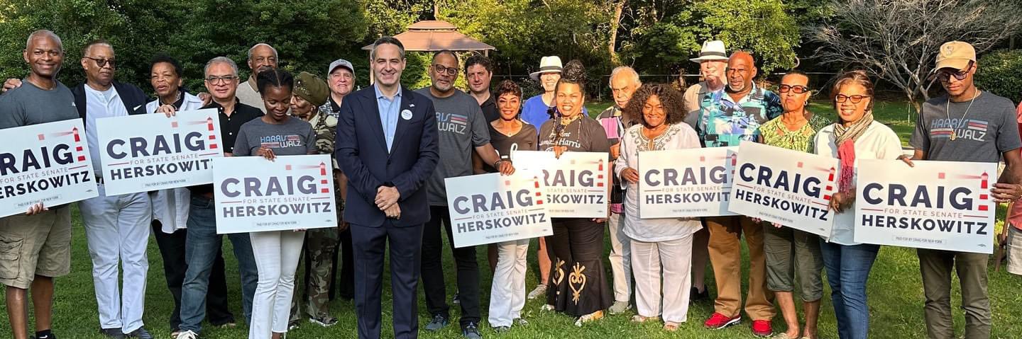 Craig Herskowitz for Assembly District 12 banner