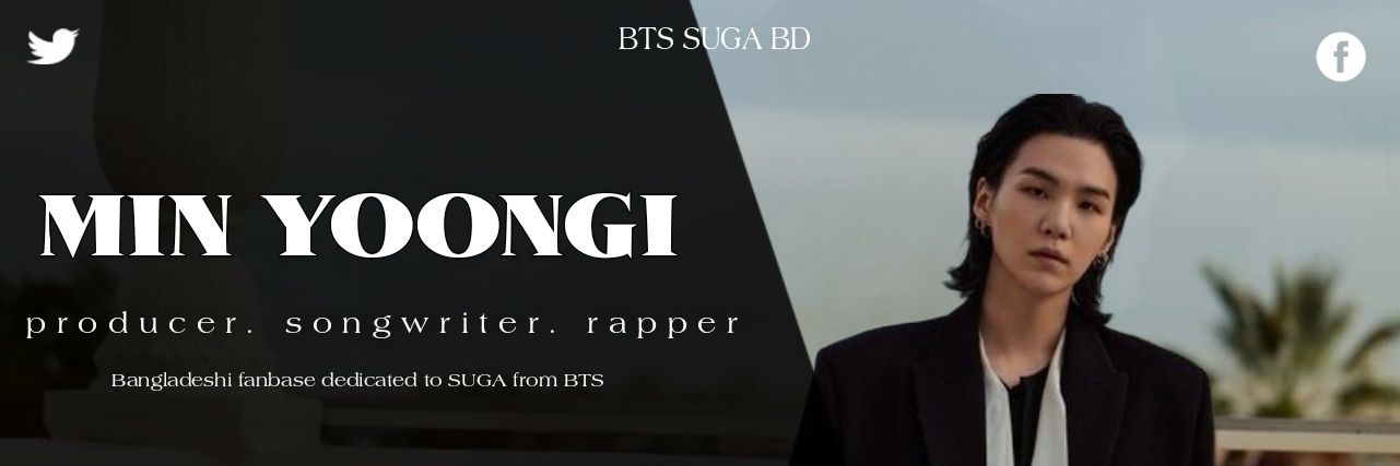 BTS SUGA BANGLADESH🥢 banner