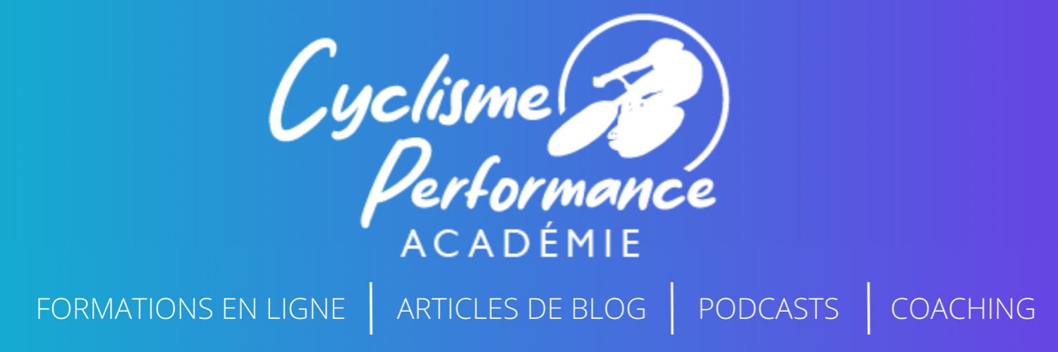 Cyclisme performance Académie banner
