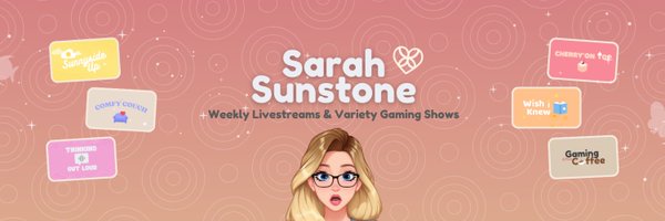 SarahSunstone Profile Banner