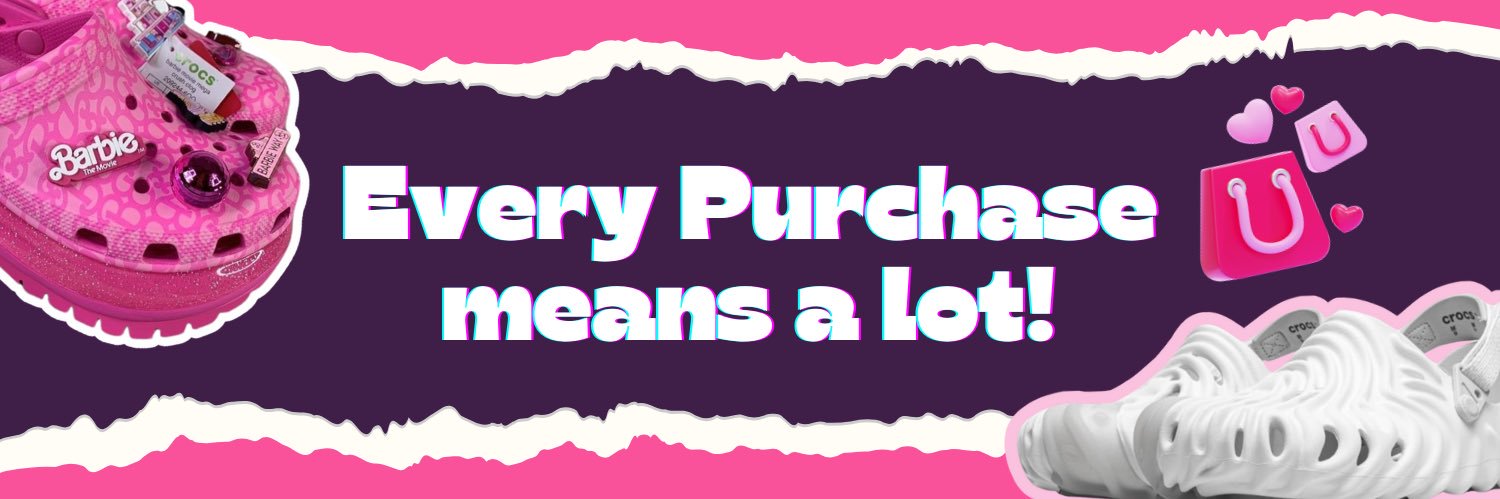 BEST CROCS PLUG💜✨ banner