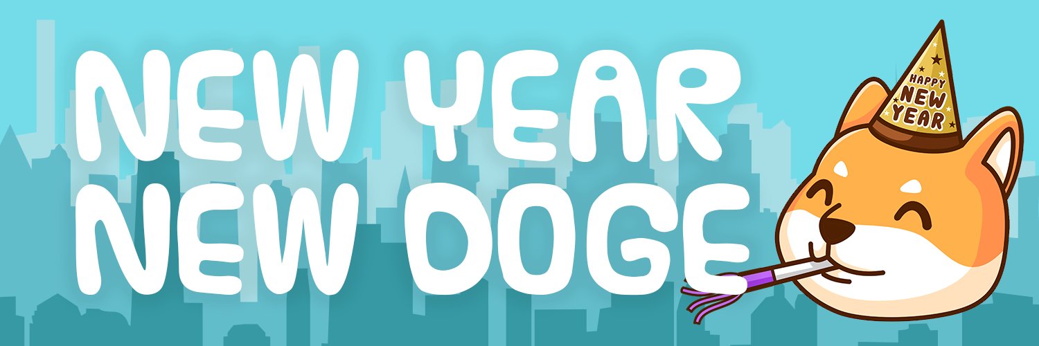 New Year Doge banner
