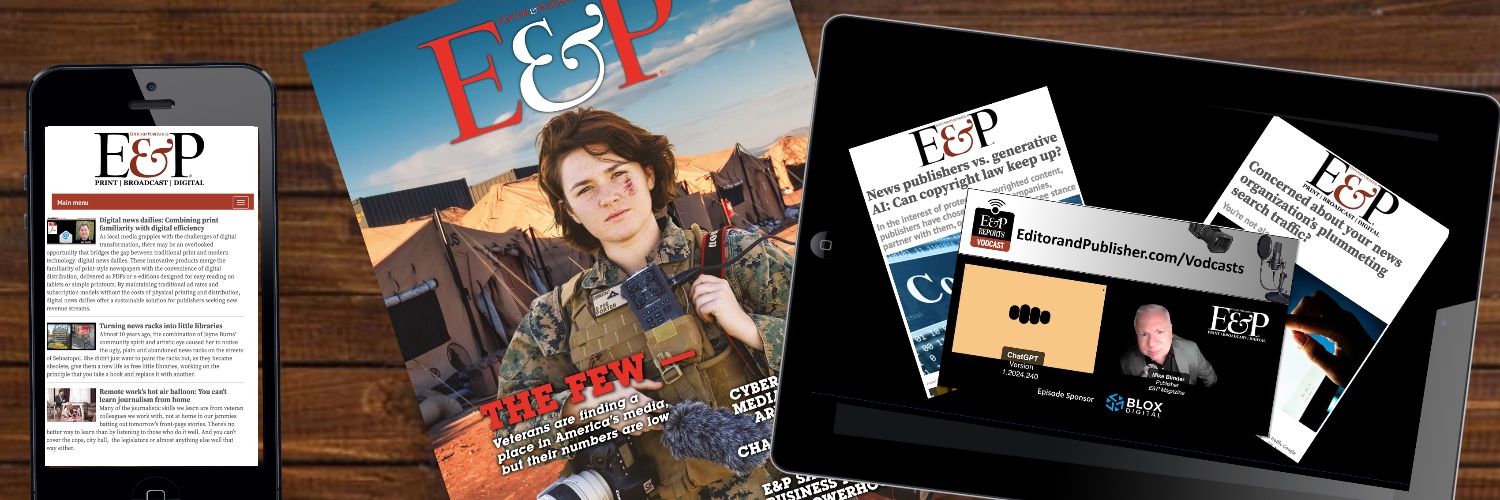 Editor & Publisher (E&P) Magazine banner
