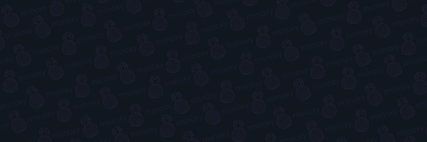 msnoxy's profile banner image