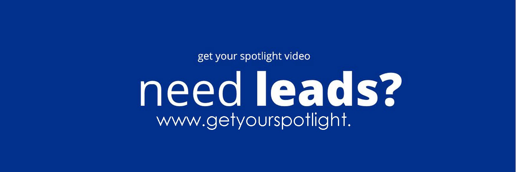 Get Your Spotlight banner