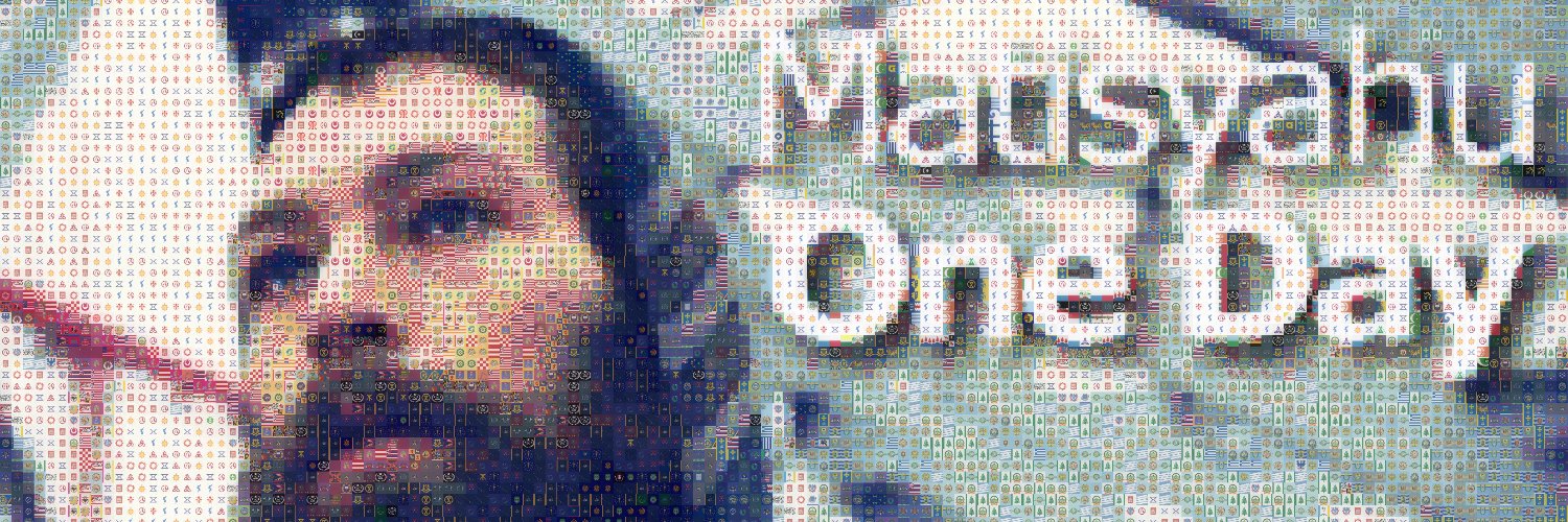 Pixel Flags around the World banner