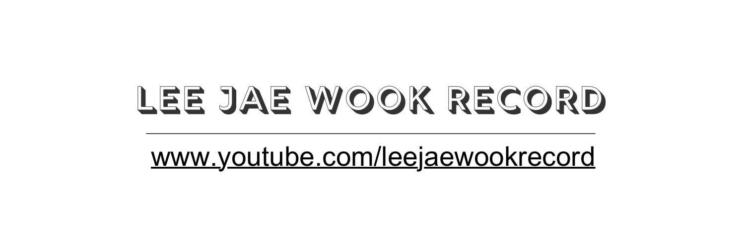 LEE JAE WOOK RECORD banner