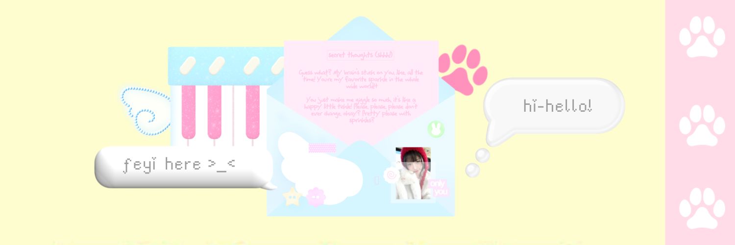 ♫ ˖˚ . fey! ♡ banner