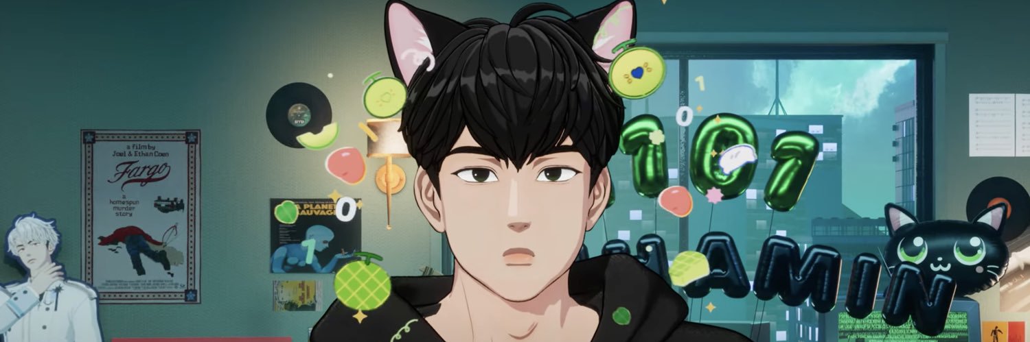 めみʕ ॑˘ ॑ʔ banner