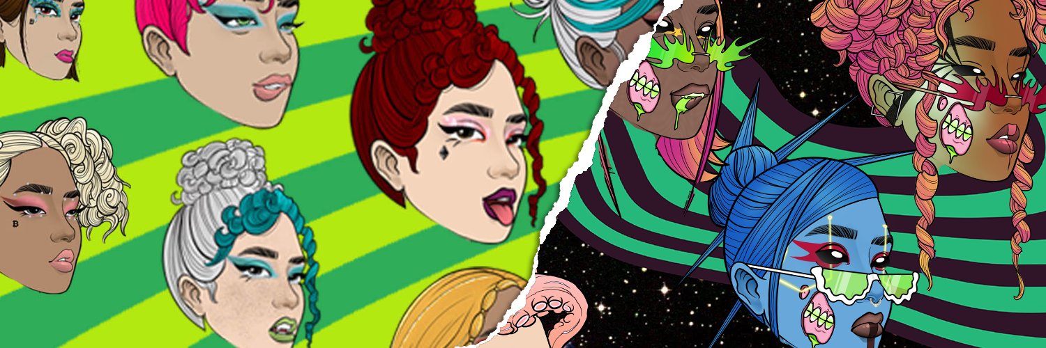 Loner Girl 💚 Loner Moon 🌙 banner