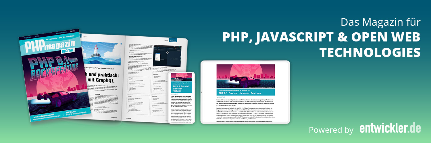 PHP Magazin banner