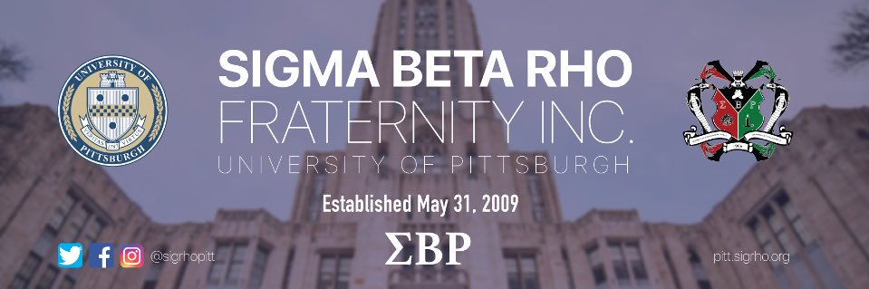 Sigma Beta Rho Pitt banner
