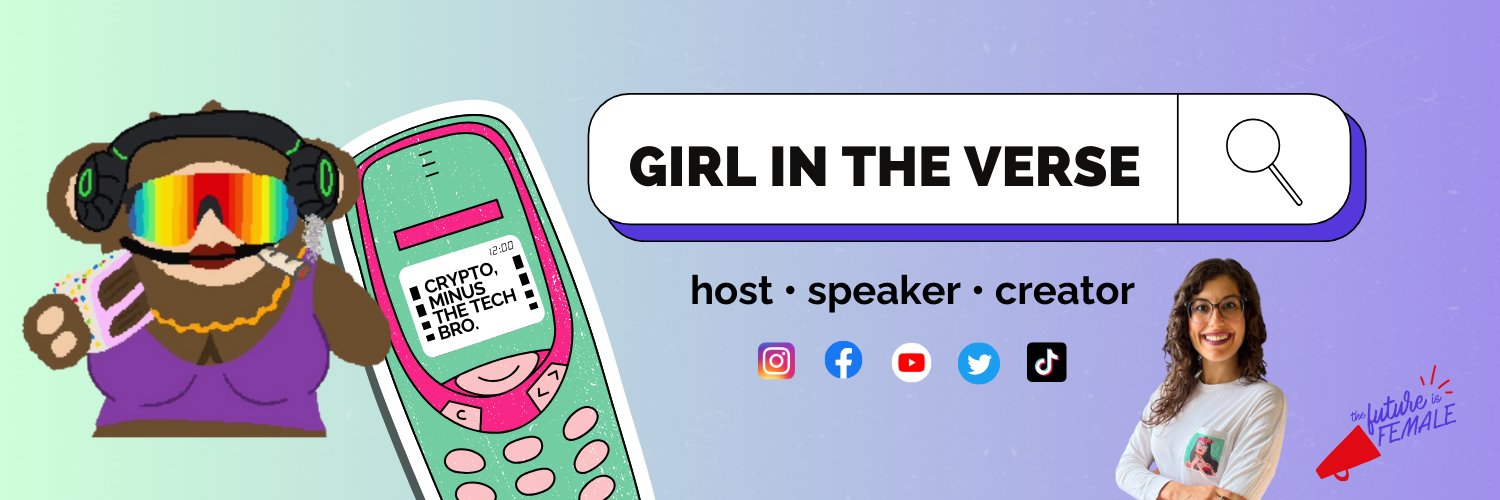 GIRL in the VERSE | Melina 🎙️ Profile Banner