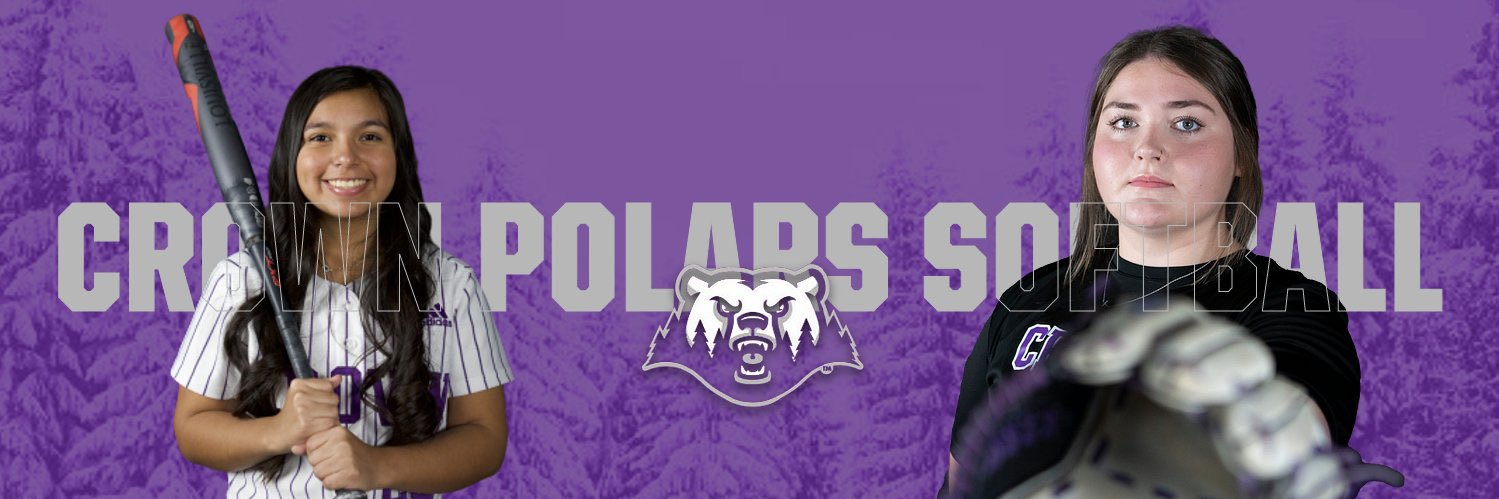 Crown College Softball banner