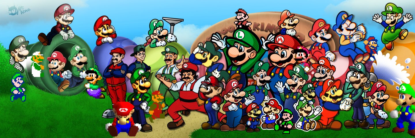 No Context Super Mario's banner
