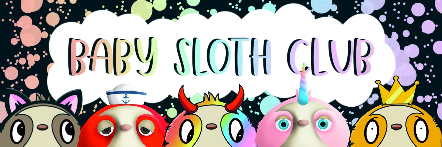 Baby Sloth Club banner