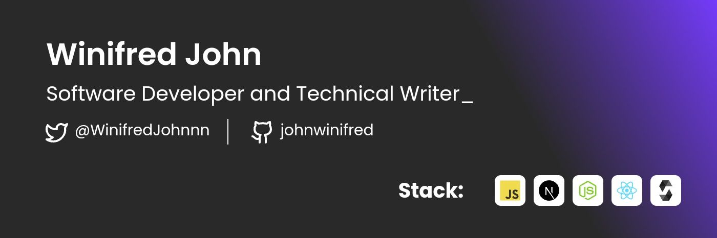 Winifred John banner
